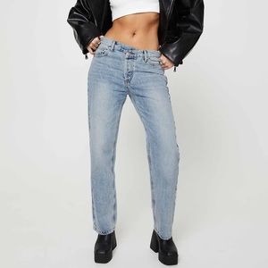 Princess Polly Holly asymmetric jeans
